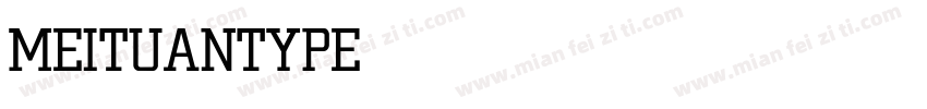 MEITUANTYPE LIGHT字体转换